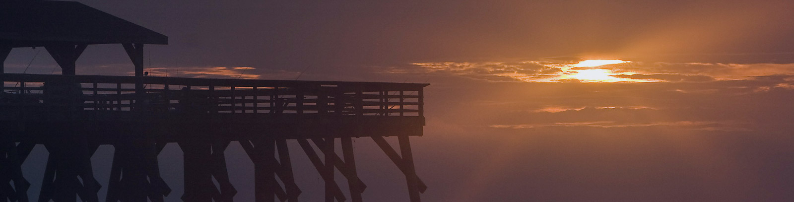 Pier at sunset